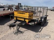 2016 Iron Panther UT023 T/A Tagalong Flatbed Trailer Roadworthy