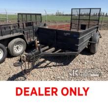 (Dixon, CA) 1992 Utility Trailer Road Worthy, No VIN on Trailer, Bill of Sale Only.
