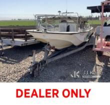 (Dixon, CA) Boat Trailer Road Worthy, No VIN, Bill of Sale Only
