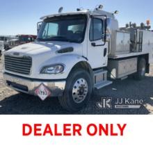 2005 Freightliner M2 106 Fuel/Lube Truck Runs & Moves) (Lube Operation Unknown, Check Engine Light O
