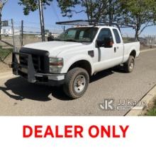 (Dixon, CA) 2008 Ford F350 4x4 Extended-Cab Pickup Truck Runs & Moves) (Check Engine Light Is On