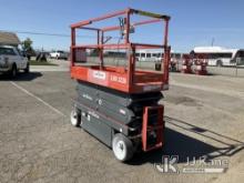 (Dixon, CA) Skyjack Scissor Lift 26ft 32in Electric. (Operates.) NOTE: This unit is being sold AS IS