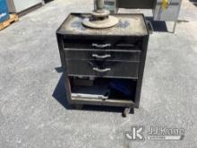 1 Dayton Tool Cabinet & 1 Misc Metal Part (Used) NOTE: This unit is being sold AS IS/WHERE IS via Ti