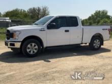2019 Ford F150 4x4 Extended-Cab Pickup Truck Runs & Moves) (Engine Noise-Rough Idle, Engine Ticking,