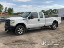 2013 Ford F250 4x4 Extended-Cab Pickup Truck Runs, Moves, Check Engine Light On, Body Damage, Paint 