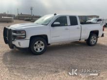 2017 Chevrolet Silverado 1500 4x4 Extended-Cab Pickup Truck Runs and Moves) (Cracked Windshield, Ins