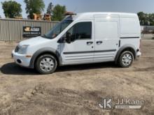 (South Beloit, IL) 2013 Ford Transit Connect XLT Cargo Van Runs & Moves) (Rust Damage, Paint Damage