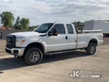2015 Ford F250 4x4 Extended-Cab Pickup Truck Runs & Moves) (Rust Damage, Body Damage, Paint Damage