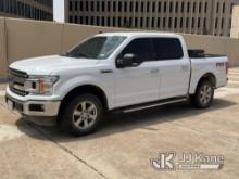 (Odessa, TX) 2019 Ford F150 4x4 Crew-Cab Pickup Truck Jump to Start, Runs and Moves) (Chipped Windsh
