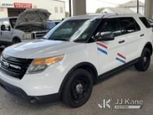 2013 Ford Explorer AWD Police Interceptor 4-Door Sport Utility Vehicle Runs & Moves) Minor Scuffs On