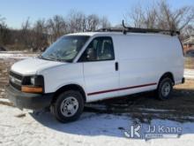 2007 Chevrolet Express G2500 Cargo Van Runs & Moves) (Jump to Start) (Lower Dash Pieces Removed, Bod