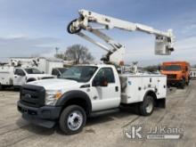 (South Beloit, IL) Altec AT37G, Articulating & Telescopic Bucket Truck mounted behind cab on 2016 Fo