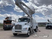 Altec AA55, Material Handling Bucket rear mounted on 2016 Kenworth T370 Utility Truck Runs, Moves & 