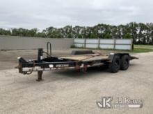 2015 Felling Trailers T/A Tagalong Equipment Trailer Seller States: Cracked Frame, Rust Damage, Bent