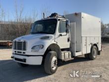 (Des Moines, IA) 2014 Freightliner M2 106 Air Compressor/Enclosed Utility Truck Runs, Moves, PTO and