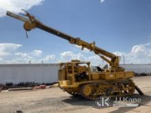 (Canyon, TX) Telelect Commander 4200, Digger Derrick rear mounted on 1981 Wood Tiger M4 All-Terrain