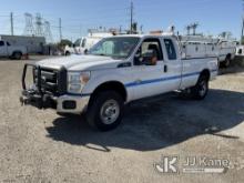 2014 Ford F350 4x4 Extended-Cab Pickup Truck Runs & Moves, Check Engine Light On, Body & Rust Damage