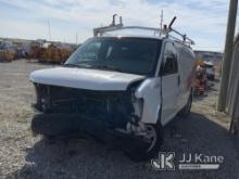 2012 Chevrolet G2500 Cargo Van Not Running, Condition Unknown, Wrecked, Major Damage