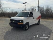 2012 Chevrolet Express G2500 Cargo Van Runs Rough & Moves) (Check Engine Light On) (Unit Has Been Si