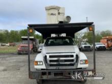(Ashland, OH) Altec LR760E70, Over-Center Elevator Bucket Truck mounted behind cab on 2013 Ford F750
