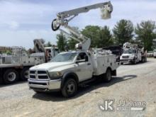 Altec At40G, Articulating & Telescopic Bucket mounted on 2016 RAM 5500 Service Truck Runs, Moves & O