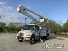 (Fort Wayne, IN) Altec AN55, Material Handling Bucket Truck rear mounted on 2014 Freightliner M2 106