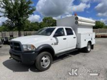 (Plymouth Meeting, PA) 2018 RAM 4500 4x4 Crew-Cab Enclosed Service Truck Danella Unit) (Runs & Moves