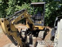 (Frederick, MD) 2015 CAT 302.7D Mini Hydraulic Excavator Runs, Move & Partially Operates, Must Use J