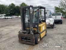 (Plymouth Meeting, PA) Yale ERP060DHE80TV085 Solid Tired Forklift Not Running Condition Unknown, No