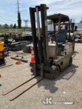 Clark Solid Tired Forklift Runs & Moves, No Capacity Plate Or Mdl. Plate