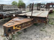 2013 Kaufman Trailers T/A Tagalong Equipment Trailer Some Boards Slightly Loose) (Rust