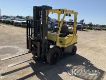 (Charlotte, MI) 2009 Hyster 50 Fortis Rubber Tired Forklift Runs, Moves, Operates, LP Tank-Not Inclu