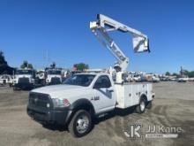 (Plymouth Meeting, PA) Versalift SST40, Articulating & Telescopic Bucket Truck center mounted on 201