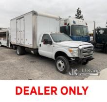 2012 Ford F550 XLT Cutaway Cube Van, Please verify VIN on vehicle once it arrives to the JV yard. SL