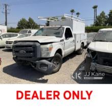 2012 Ford F-350 SD Regular Cab Pickup 2-DR Front End Wrecked, Missing Catalytic Converter, Interior 