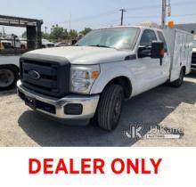 2015 Ford F-250 SD Extended-Cab Pickup Truck Runs, Moves, Rear Driver Side Blinker Is Out,