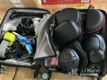 (Salt Lake City, UT) Suitcase w/Headphones & Electronics NOTE: This unit is being sold AS IS/WHERE I