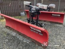 2012 SNOW PLOW 8 FT s/n 40579 NOTE: This unit is being sold AS IS/WHERE IS via Timed Auction and is 