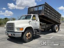 (Salt Lake City, UT) 1996 Ford F700 Flatbed/Dump Truck Runs, Moves & Operates