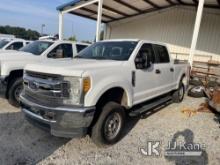 (Villa Rica, GA) 2017 Ford F250 4x4 Crew-Cab Pickup Truck Runs & Moves) ( Check Engine Light On, Tra