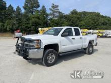 2015 Chevrolet Silverado 2500HD 4x4 Extended-Cab Pickup Truck Runs & Moves) (Check Engine Light On