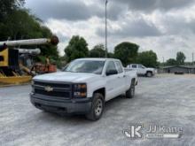 2015 Chevrolet Silverado 1500 4x4 Extended-Cab Pickup Truck Runs & Moves) (Jump to Start, Bad Differ