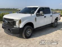 (Westlake, FL) 2019 Ford F250 4x4 Crew-Cab Pickup Truck Runs & Moves) (Body/Rust Damage, Cracked Win