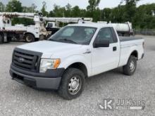 2012 Ford F150 4x4 Pickup Truck Runs & Moves) (Check Engine Light On, Steering Column Damage, Electr