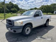 2007 Dodge Ram 1500 Pickup Truck Runs & Moves) (Body Damage, Seat Torn