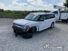 2014 Ford Flex 4-Door Sport Utility Vehicle, (GA Power Unit) Runs) (Wrecked, Does Not Move, Brake Li