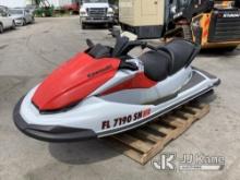 2017 Kawasaki Jet Ski, NO Trailer Missing Battery, Will start up with a battery box. Condition unkno