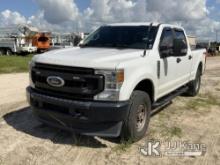 (Westlake, FL) 2020 Ford F250 4x4 Crew-Cab Pickup Truck Runs & Moves) ( Runs Rough, Body Damage, Win