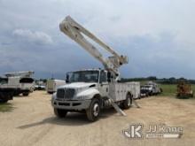 (Houston, TX) Altec AA55, Material Handling Bucket rear mounted on 2018 International 4300 Utility T