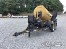 (Villa Rica, GA) 2010 Vermeer 712 T/A Vacuum Excavation Trailer Runs & Operates) (Radiator Leaks
